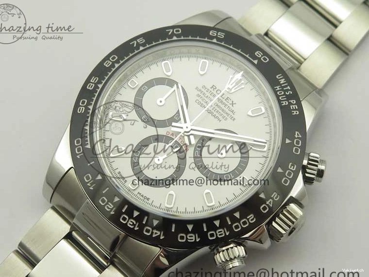 Clone Edition Best V2 A4130 1:1 Daytona Bracelet White 116500 And ARF Super 904L Case SS Dial 0524